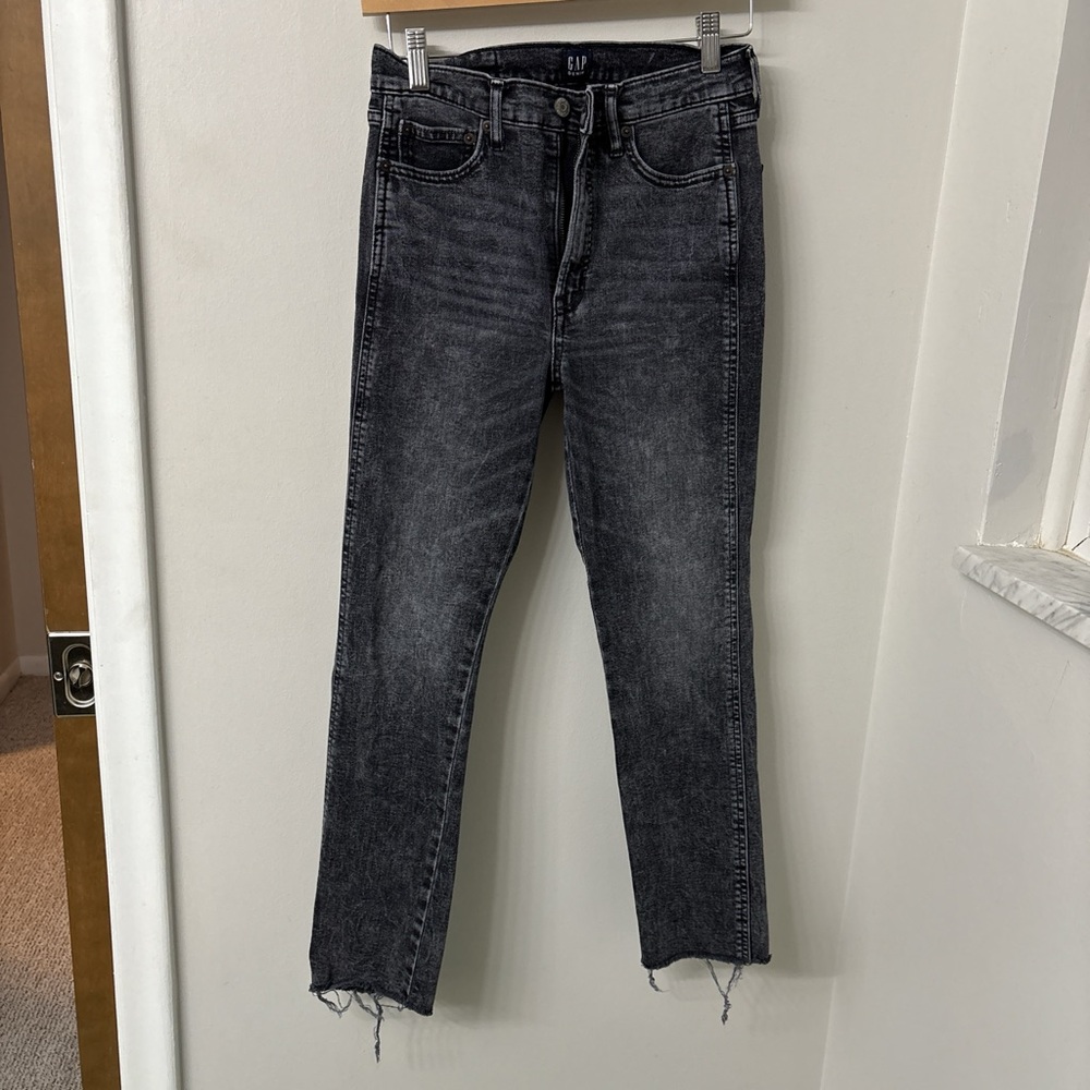 GAP Charcoal Straight Jeans
